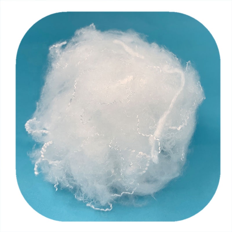 Fibre de polyester recyclée de haute qualité, comme les fibres discontinues 1.2D 32MM, avec certificat GRS pour veste et canapé