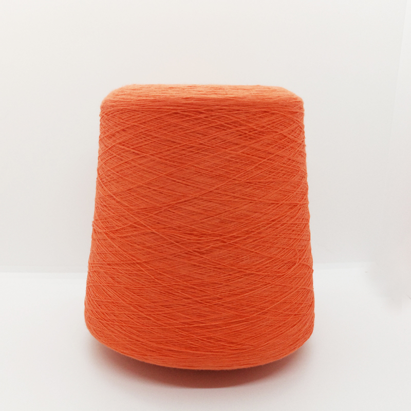 Fil acrylique de coton filé par anneau coloré C55/A45 30/2 20S/2 16S/2 pour le pull tricoté