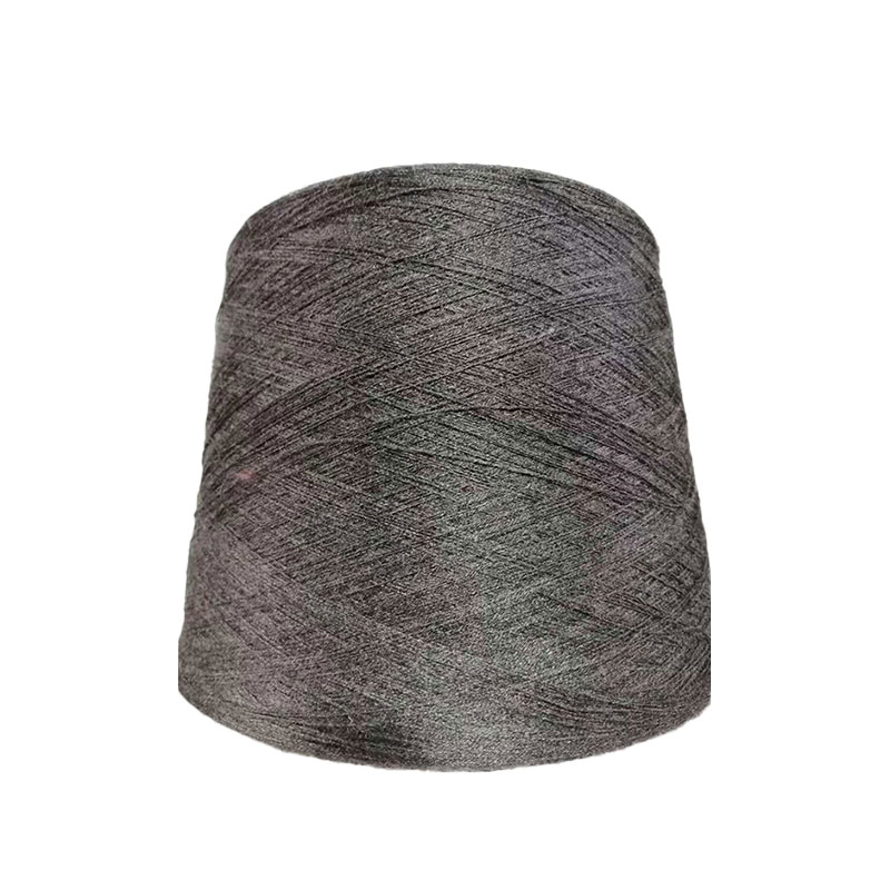 Fil de mélange de fil de viscose filé recyclé 100% viscose teint en fil de vente chaude pour le tricot